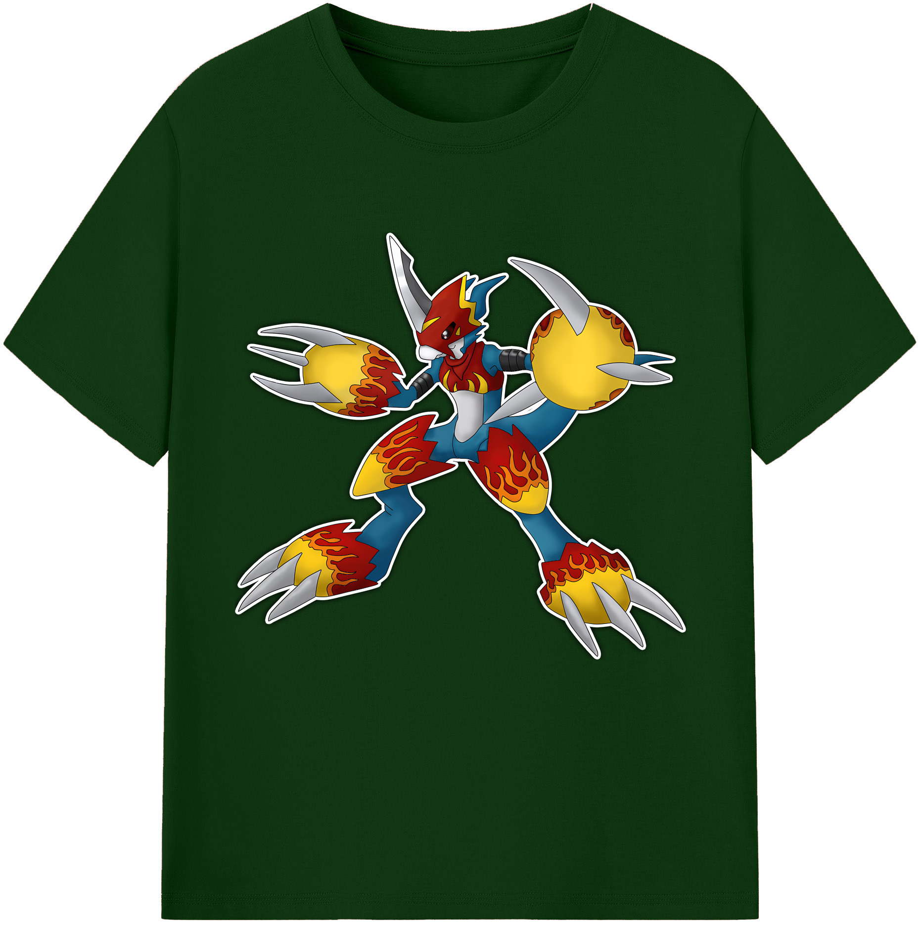 （画像用） Digimon デジタルモンスター/デジモン 綿100％半袖Tシャツ（フロントプリント）